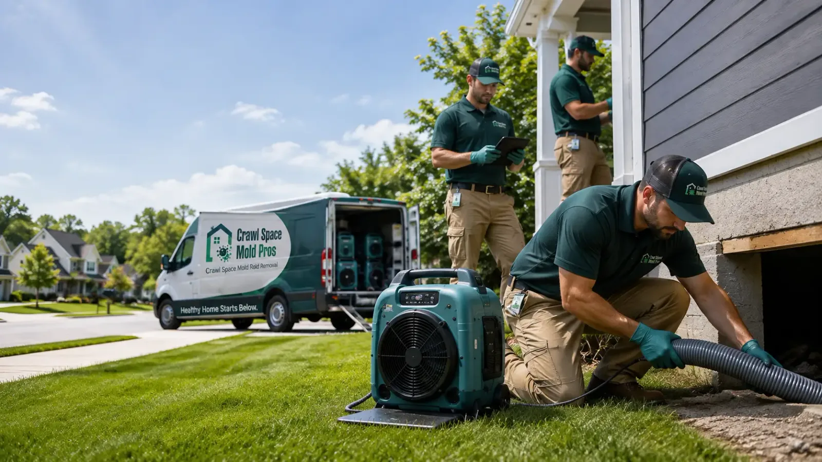 Crawl Space Mold Removal in Trimble, OH